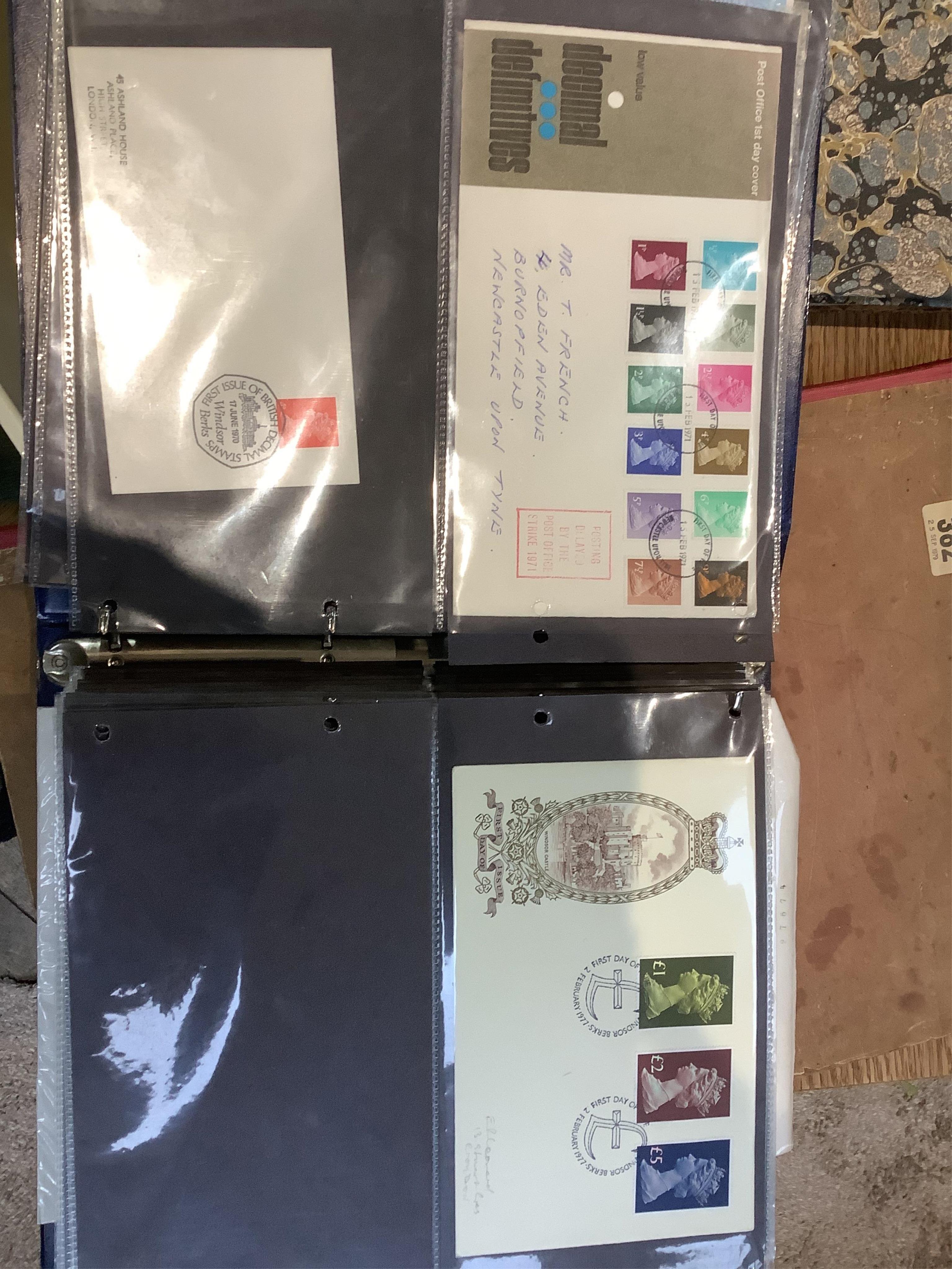 A collection of First Day Covers some relating to coins and medals including Royal Mint proof coin F.D.C's. Condition - fair to good